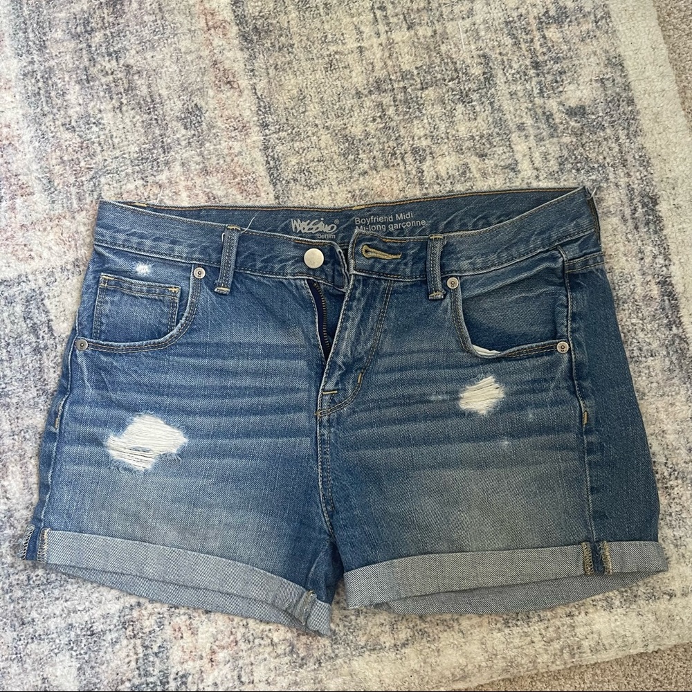 Massimo Boyfriend Midi Shorts